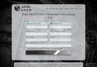 Обмен Tether TRC20 USDT на Монобанк UAH - Aztec-Gold.net